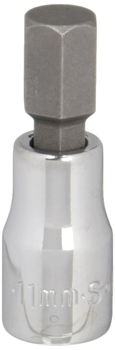 SK Hand Tool 41410 3/8-Inch Drive Hex Bit Socket, 11mm, Chrome - LeoForward Australia