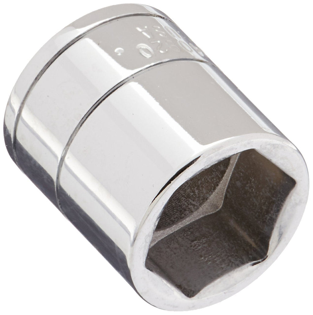  [AUSTRALIA] - SK Professional Tools 40920 1/4 in. Drive 6-Point Metric Standard Chrome Socket - 5/8 in, Cold Forged Steel Socket with SuperKrome Finish, Made in USA