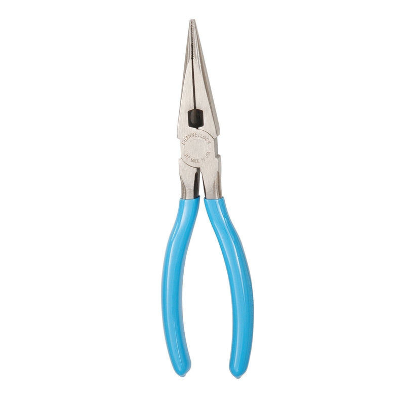  [AUSTRALIA] - Channellock 317 8-Inch Long Nose Plier with Side Cutter | Needle Nose Pliers with Knife and Anvil - Style Side Cutter | Crosshatch Jaw Forged from High Carbon Steel for Maximum Grip on Materials | Specially Coated for Rust Prevention | Comfort Grips