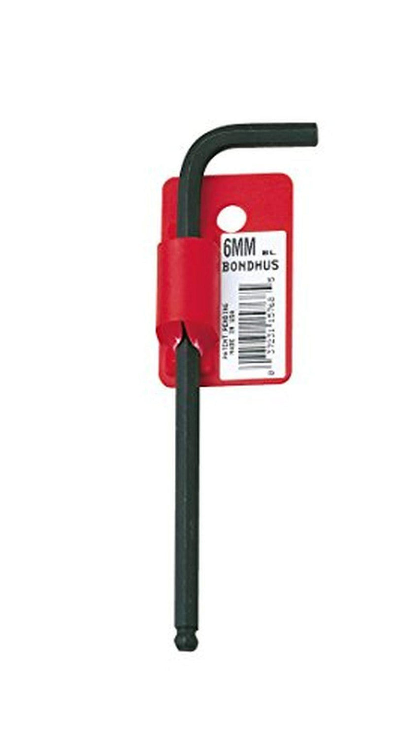  [AUSTRALIA] - Bondhus 15768 6mm Ball End Tip Hex Key L-Wrench w/ProGuard Finish, Long Arm