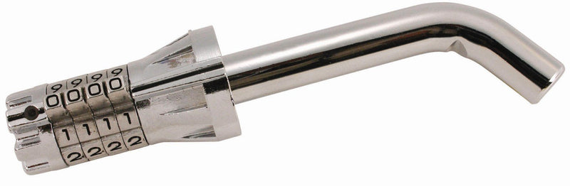  [AUSTRALIA] - Trimax Standard 1/2" Dia. Resettable Combinaiton Bent Pin Receiver Lock MAG125, Clam Packaging, Chrome