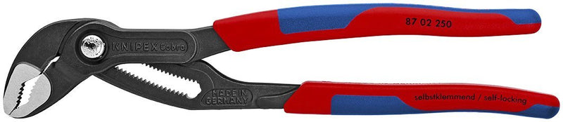  [AUSTRALIA] - Knipex 8702250 10-Inch Cobra Pliers - Comfort Grip 10-Inch Comfort Grip