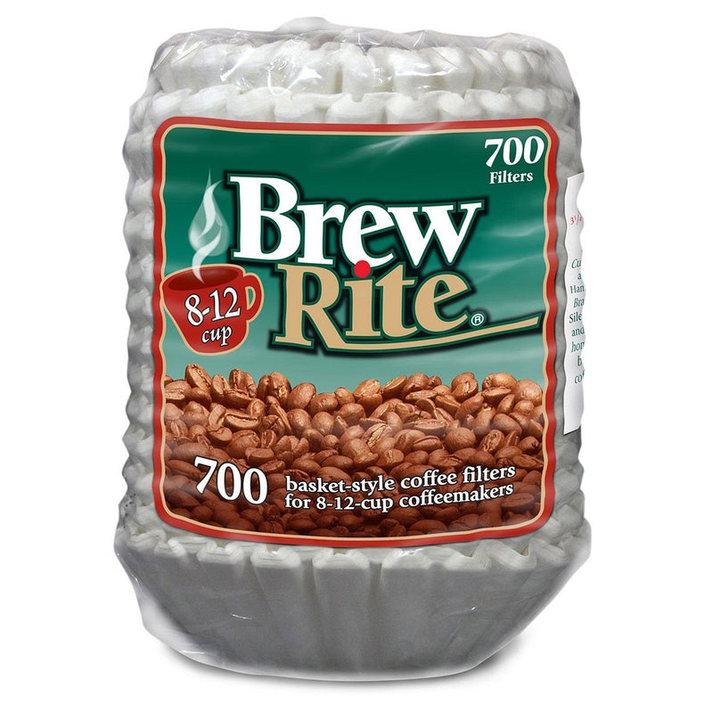 Brew Rite Coffee Filter-700 ct, 8-12 Cups, White - LeoForward Australia