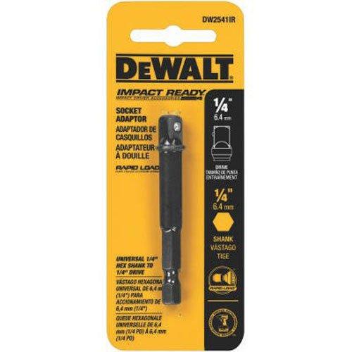  [AUSTRALIA] - DEWALT DW2541IR 1/4-Inch Hex To 1/4-Inch Square IMPACT READY Socket Adaptor 1/4"