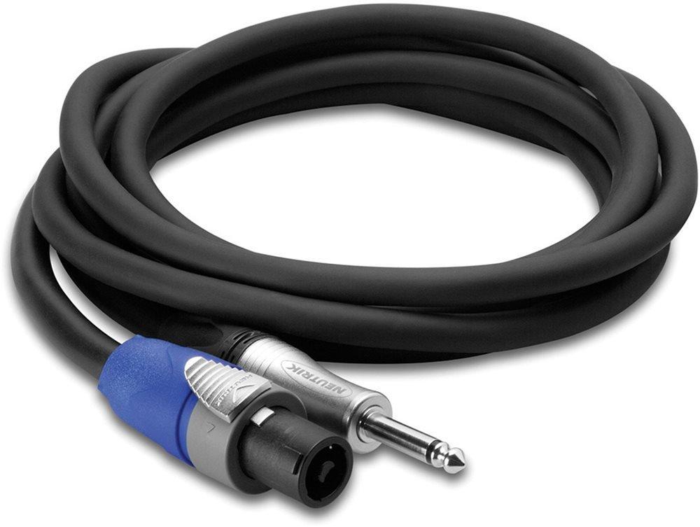 Hosa SKT-203Q Edge Speaker Cable, Neutrik speakON to 1/4 in TS, 3 ft - LeoForward Australia