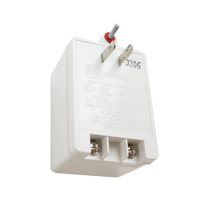  [AUSTRALIA] - MG ELECTRONICS MGT2420 TRANSFORMER,24VAC 20VA UL APPROVED