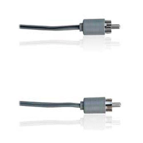 12-Ft. Speaker Cable with RCA Plugs (Black) - LeoForward Australia