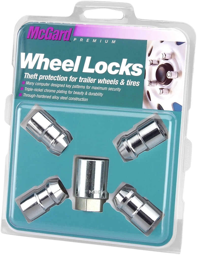 McGard 74041 Chrome Cone Seat Trailer Wheel Locks (1/2"- 20 Thread Size) - Set of 4 - LeoForward Australia