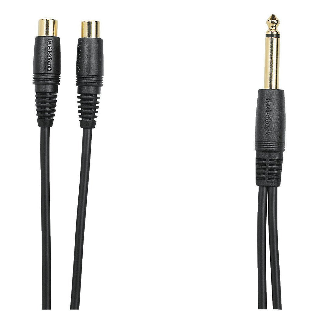 RadioShack 9-Inch Y-Adapter Audio Cable - LeoForward Australia