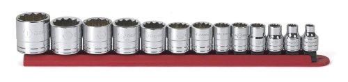  [AUSTRALIA] - GEARWRENCH 13 Pc. 3/8" Drive 12 Point Standard SAE Socket Set - 80561