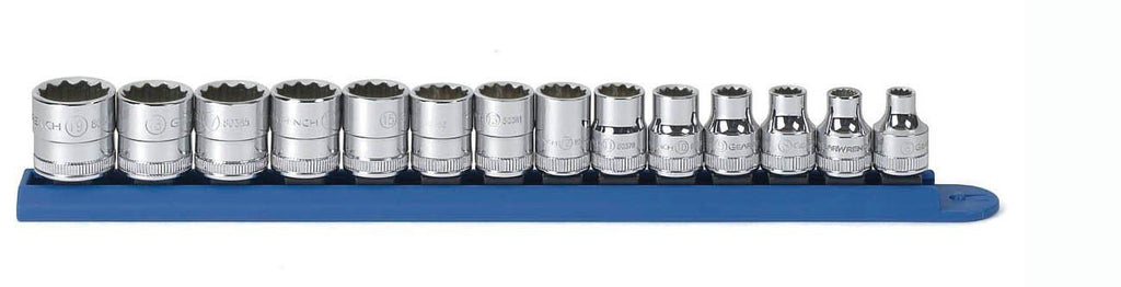  [AUSTRALIA] - GEARWRENCH 14 Pc. 3/8" Drive 12 Point Standard Metric Socket Set - 80560