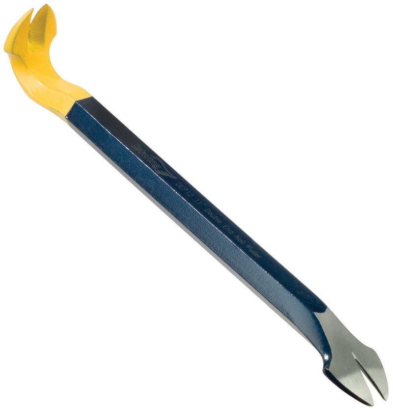 Estwing Nail Puller - 12" Double-Ended Pry Bar with Straight & Wedge Claw End - DEP12 - LeoForward Australia