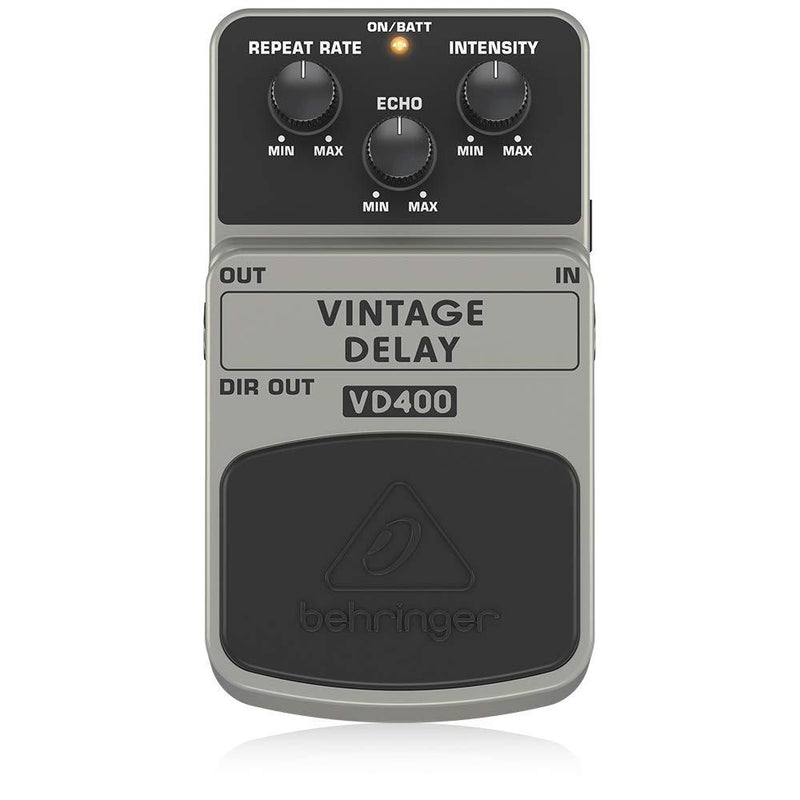 Behringer VD400 Vintage Analog Delay Effects Pedal,White White - LeoForward Australia