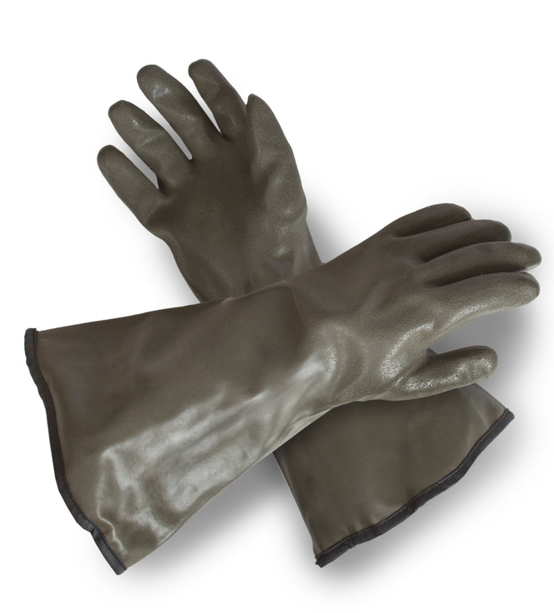  [AUSTRALIA] - Midwest 330 Extreme Cold Weather PVC Coated with Thinsulate Lined Decoy Hunting Gloves Brown