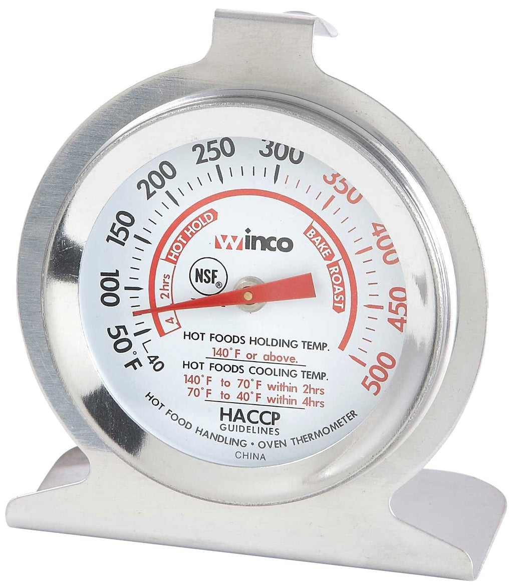 Winco 2-Inch Dial Oven Thermometer with Hook and Panel Base (TMT-OV2) - LeoForward Australia