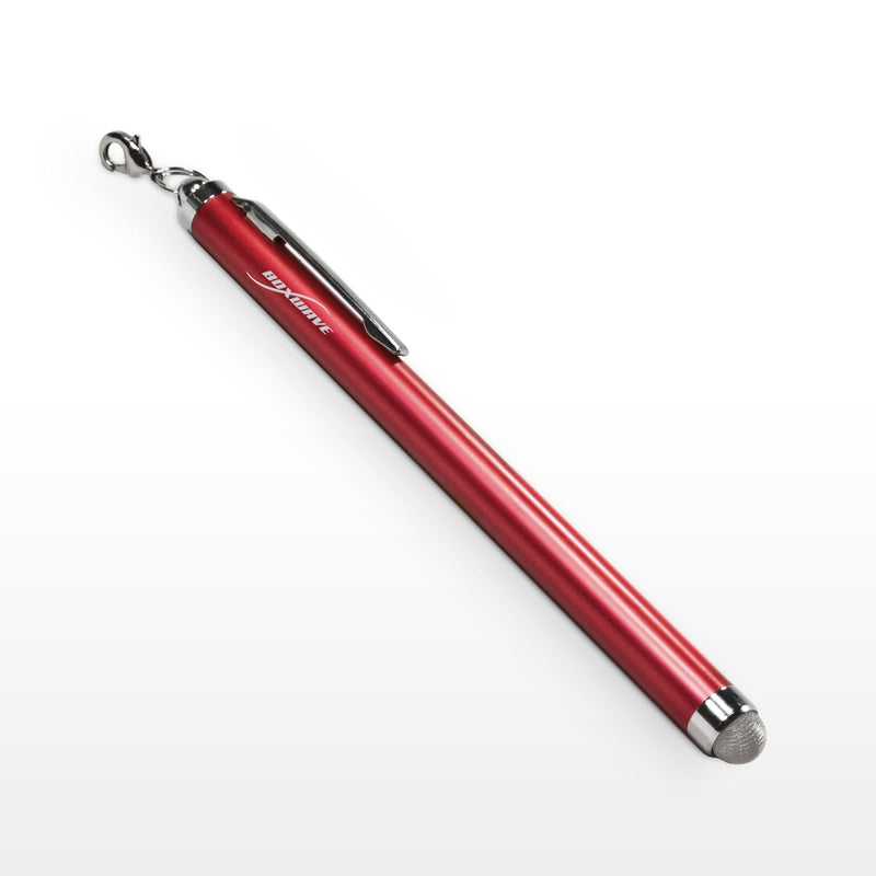 Stylus Pen for iPad 2 (Stylus Pen by BoxWave) - EverTouch Capacitive Stylus, Fiber Tip Capacitive Stylus Pen for iPad 2, Apple iPad 2 - Crimson Red - LeoForward Australia