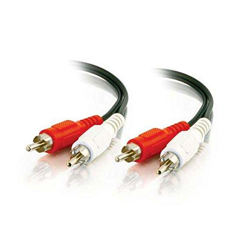 C2G 40464 Value Series RCA Stereo Audio Cable, Black (6 Feet, 1.82 Meters) RCA Audio 6 Feet - LeoForward Australia