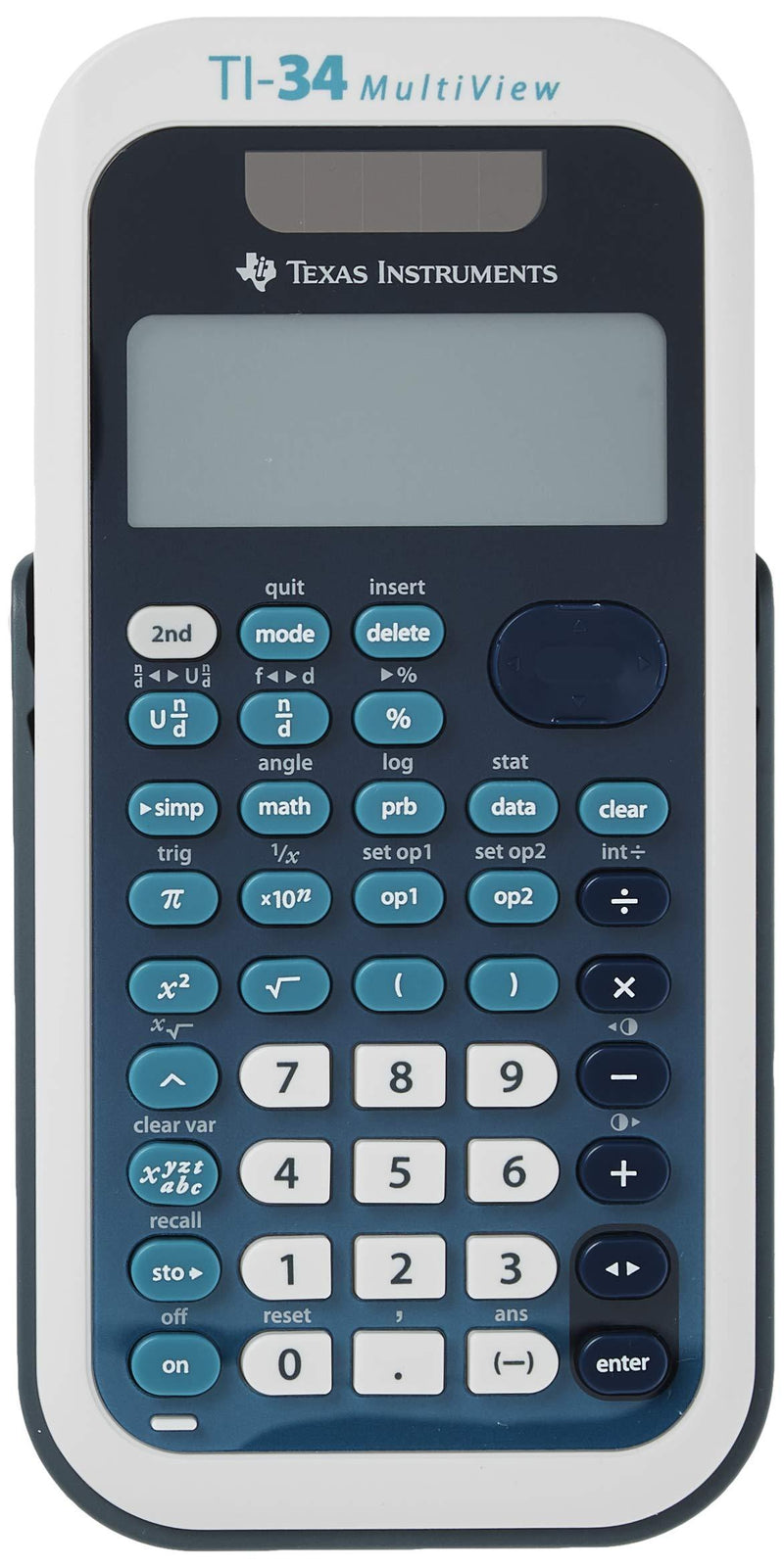  [AUSTRALIA] - Texas Instruments TI-34 MultiView Scientific Calculator Blue, White Single Pack