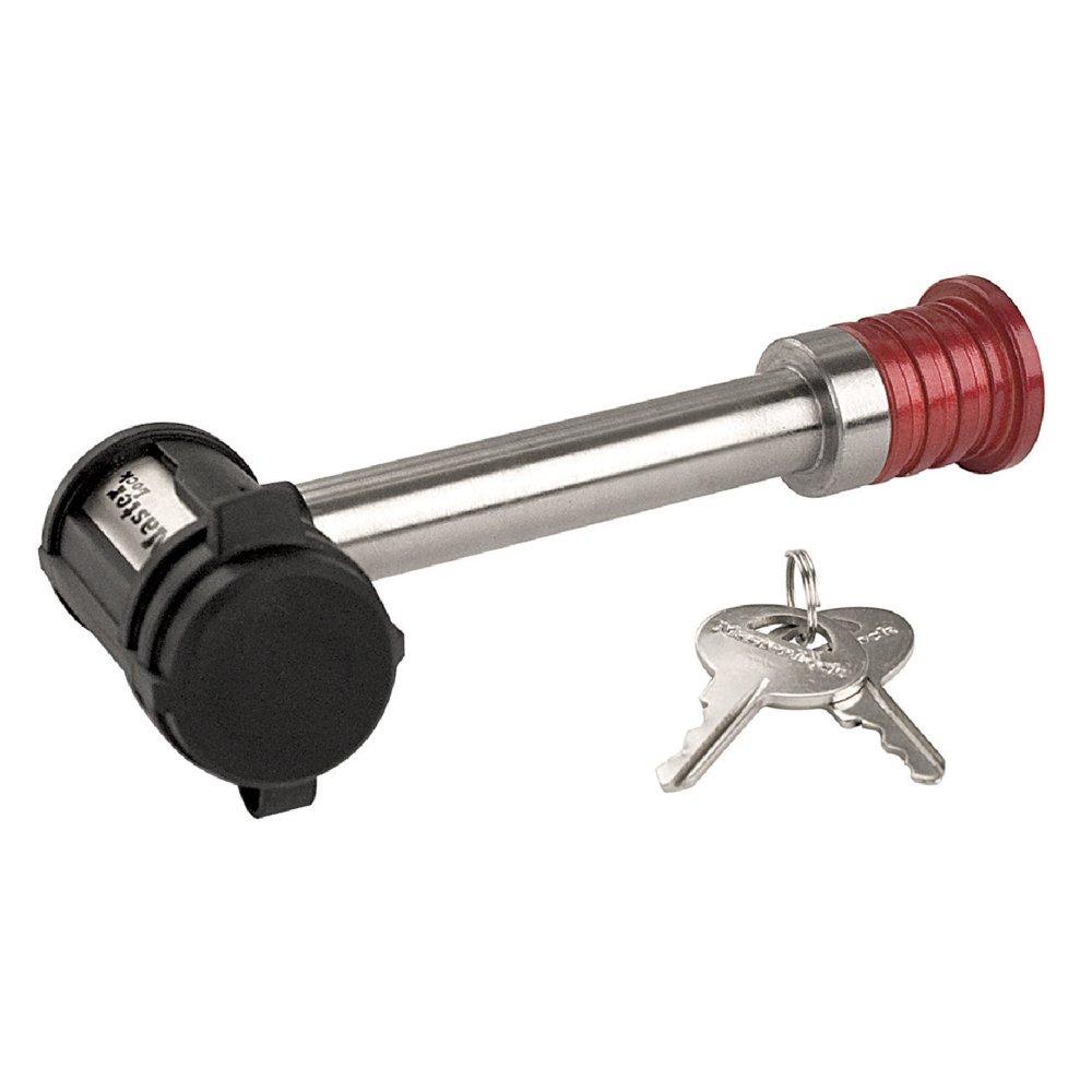  [AUSTRALIA] - Master Lock Receiver Lock, Stainless Steel Barbell Receiver Lock, Fits 5/8 in. Receivers, 1469DAT 3.5"