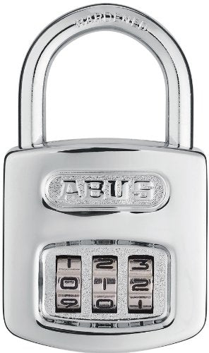  [AUSTRALIA] - Abus 160/40 C 160 All Weather Resettable Chrome Combination Padlock, 3 Dial