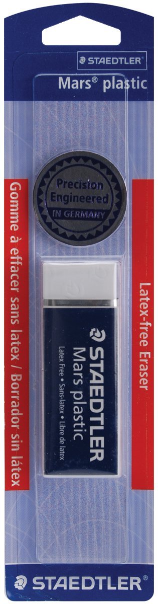 Staedtler Mars Plastic Eraser, 1-Each (52650BK) Blue - LeoForward Australia