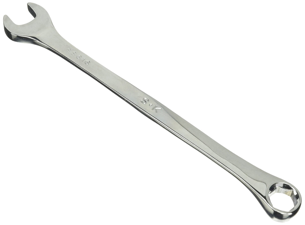 SK Hand Tool 88616 6-Point Long Combination Wrench, 1/2-Inch, Full Polished Finish - LeoForward Australia