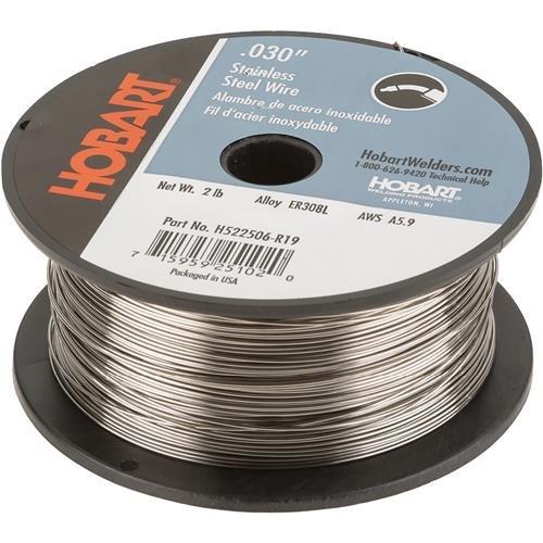  [AUSTRALIA] - Hobart H522506-R19 0.030-Inch 2-Pound ER308L Stainless Steel Welding Wire S