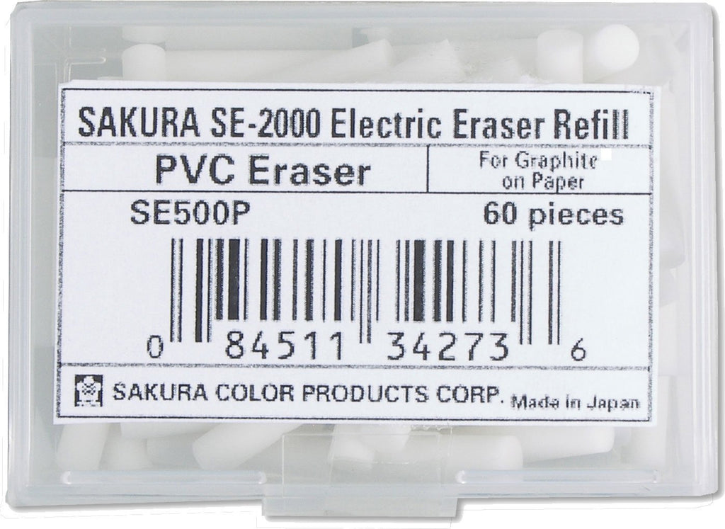 Sakura Electric Eraser Refill White 60/Pk 1 - LeoForward Australia