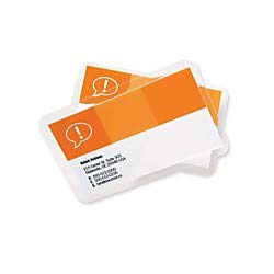  [AUSTRALIA] - GBC Thermal Laminating Sheets / Pouches, ID Card Size, 5 Mil, Heat Seal Ultra Clear, 100 Pack (56005) Badge/ID Card