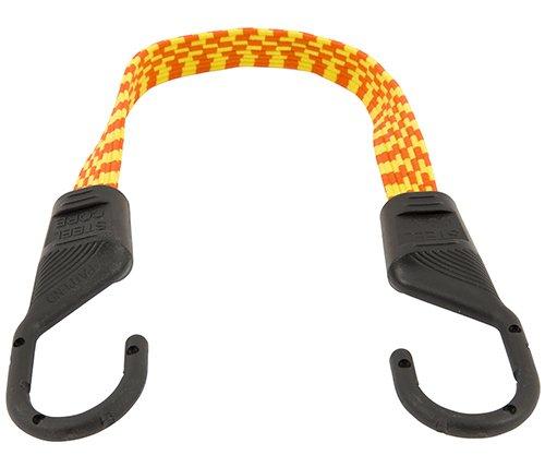  [AUSTRALIA] - Keeper 06105 Ultra 18" Orange/Yellow Flat Bungee Cord 18"