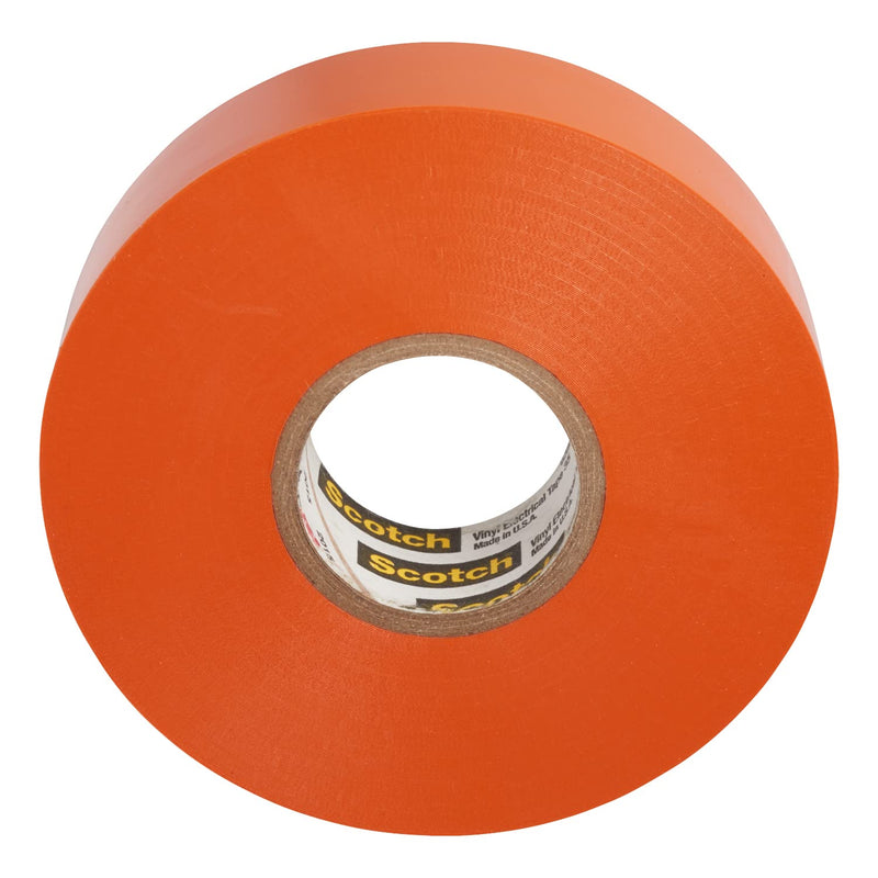  [AUSTRALIA] - 3M Safety 35-3/4X66FT-OR Scotch Vinyl Color Coding Electrical Tape 35, 3/4 in X 66 FT, Orange, 10 Carton, 100 Rolls/CASE, 66'