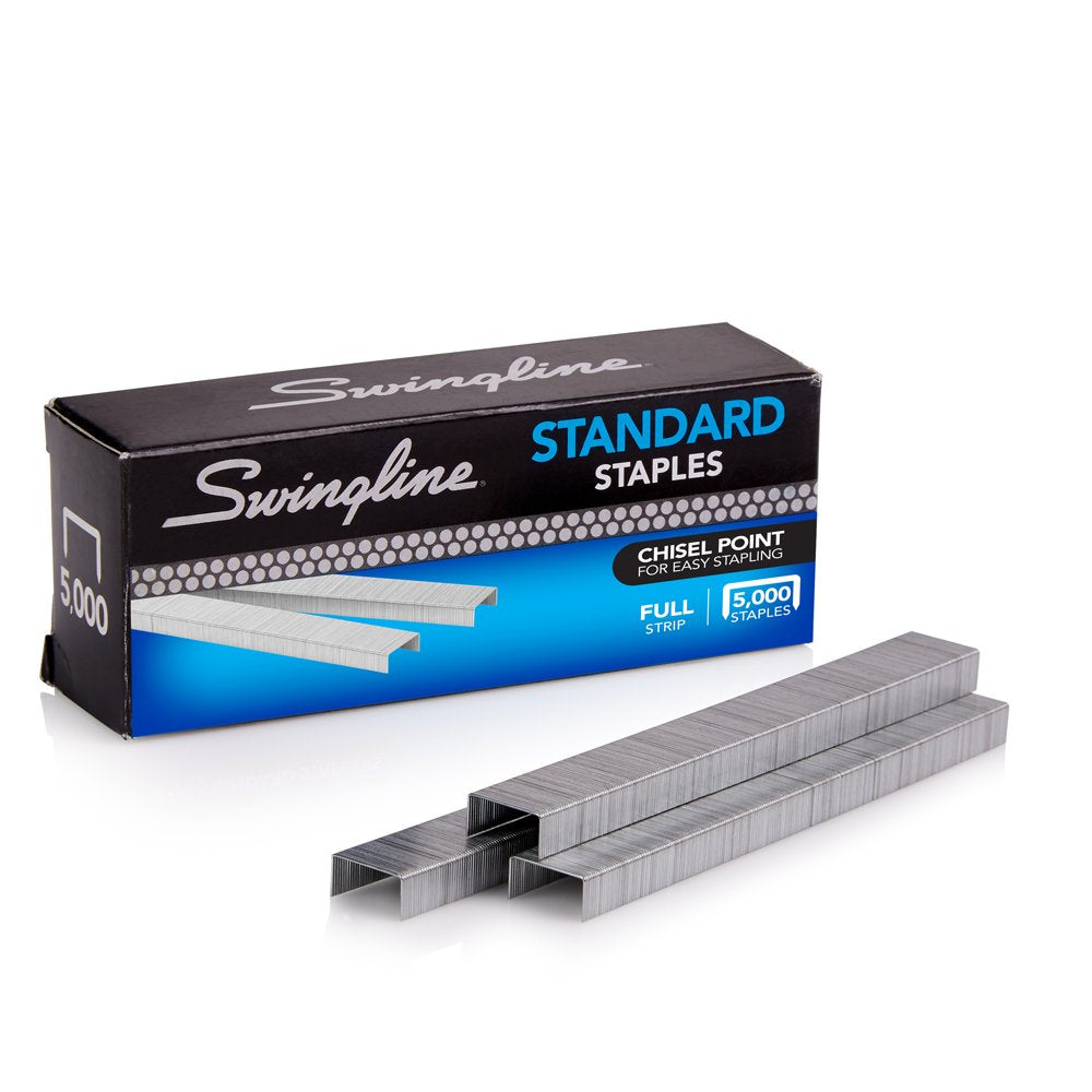  [AUSTRALIA] - Swingline Staples, Standard, 1/4 inches Length, 210/Strip, 5000/Box, 1 Box - Note: Packaging May Vary (35108)