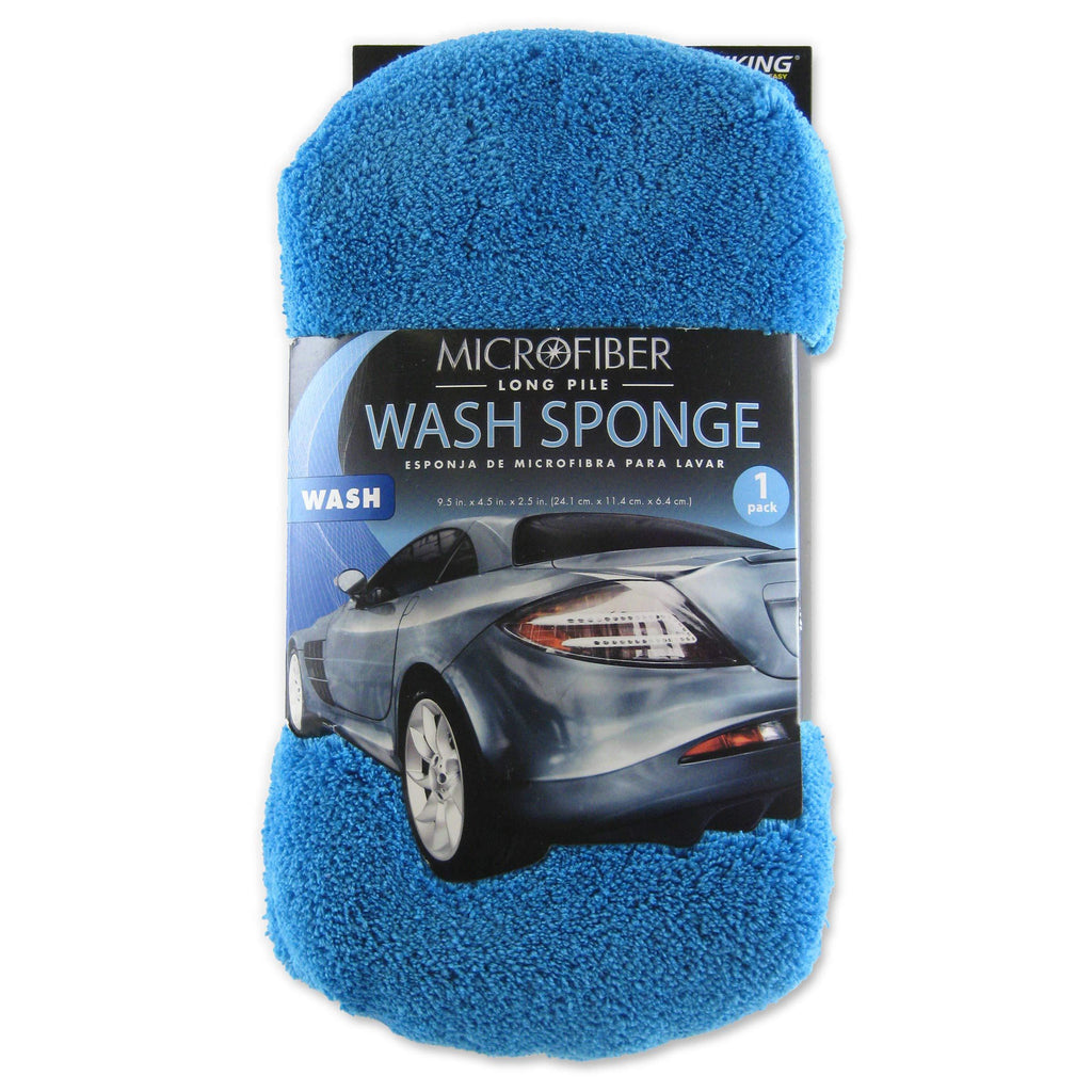  [AUSTRALIA] - 844300 Long Pile Microfiber Car Wash Sponge - Colors May Vary Assorted