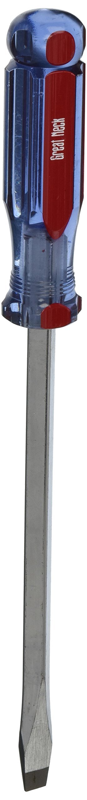  [AUSTRALIA] - GreatNeck 3/8 Inch x 8 Inch Square Shank Slotted Screwdriver