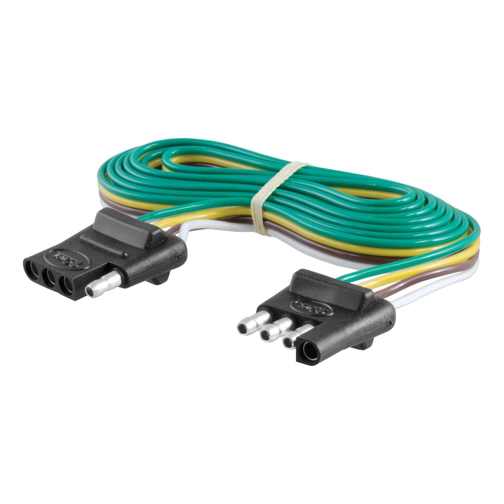  [AUSTRALIA] - CURT 58051 Vehicle-Side and Trailer-Side 4-Pin Flat Wiring Harness with 72-Inch Wires