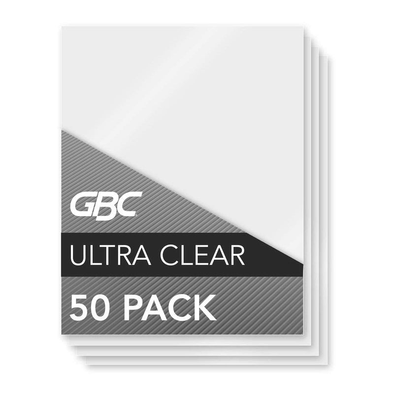  [AUSTRALIA] - GBC Thermal Laminating Sheets / Pouches, Letter Size, 3 Mil, Ultra Clear, 50 Pack (3745690) (03) Pack of 50