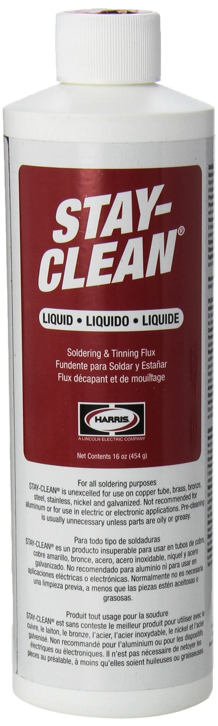  [AUSTRALIA] - Harris SCLF16 Stay Clean Soldering Flux, 16 oz.