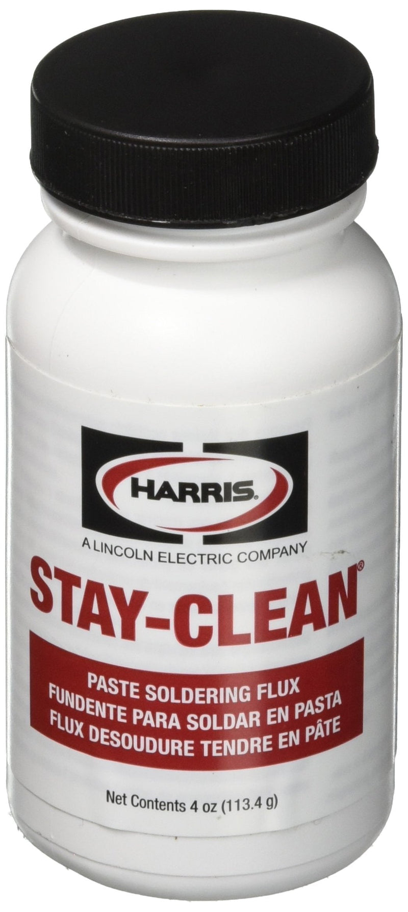  [AUSTRALIA] - Harris SCPF4 Stay Clean Paste Soldering Flux, 4 oz. Jar