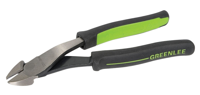  [AUSTRALIA] - Greenlee 0251-08AM High Leverage Diagonal Cutting Pliers, Angled Molded Grip, 8" 8-Inch Angled Molded Grip