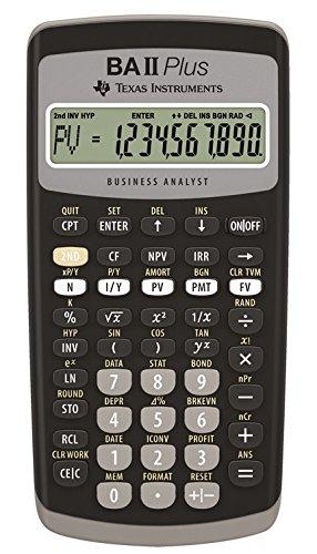  [AUSTRALIA] - TEXBAIIPLUS - Texas Instruments BA-II Plus Adv. Financial Calculator Taschenrechner