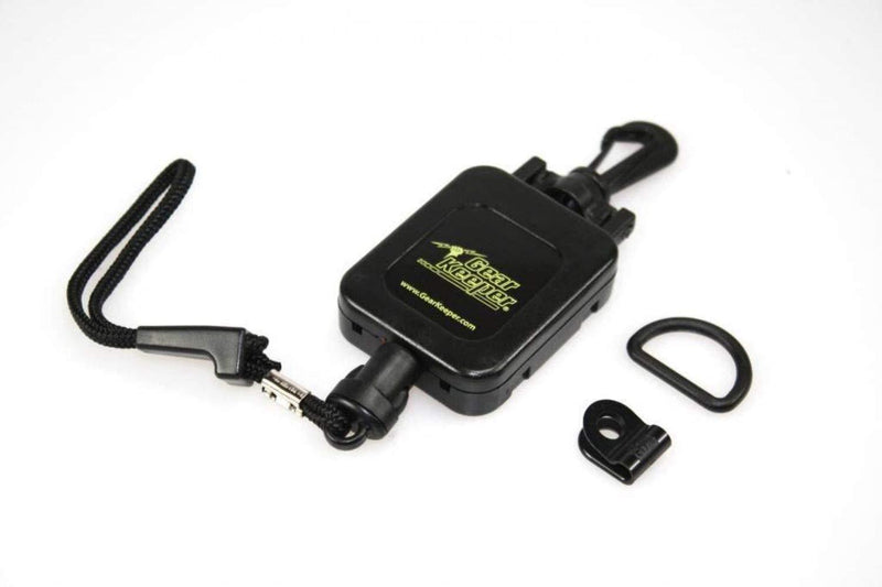  [AUSTRALIA] - Hammerhead Industries Gear Keeper CB MIC KEEPER Retractable Microphone Holder RT4-4112 – Features Heavy-Duty Snap Clip Mount, Adjustable Mic Lanyard and Hardware Mounting Kit - Made in USA – Black