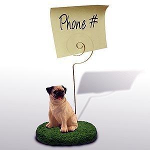 Pug - Memo Holder - New Desk Top Gift - LeoForward Australia