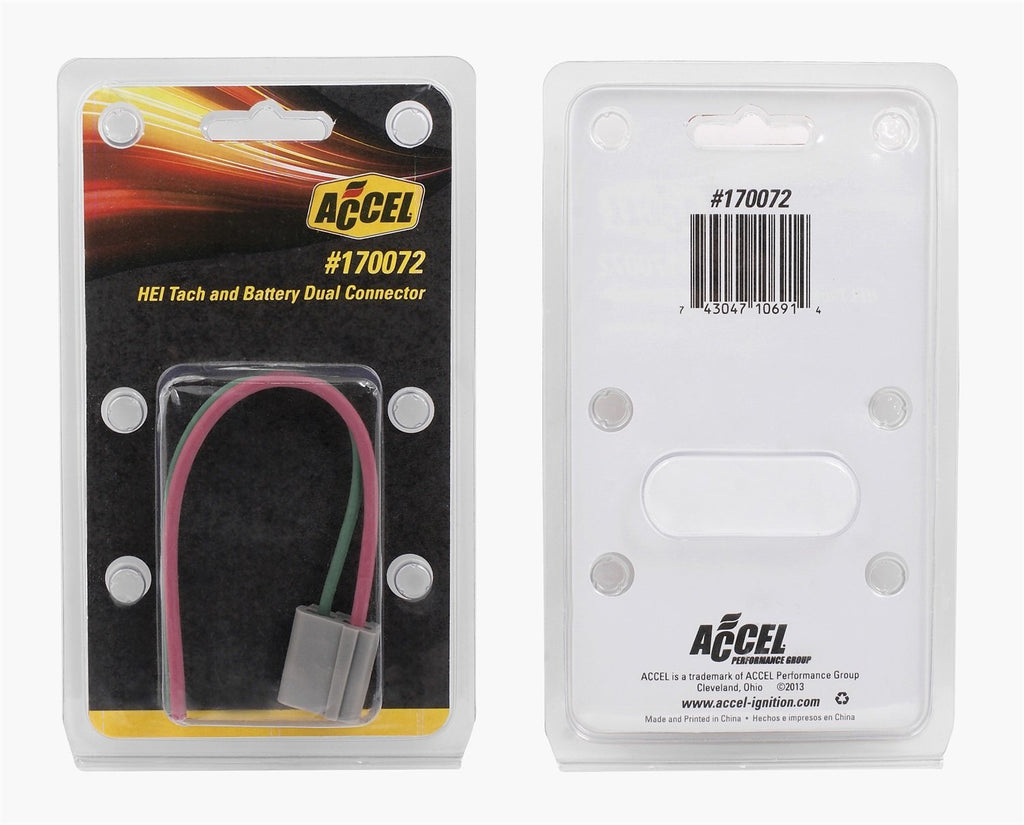  [AUSTRALIA] - ACCEL 170072 HEI Battery and Tachometer Pigtail Harness