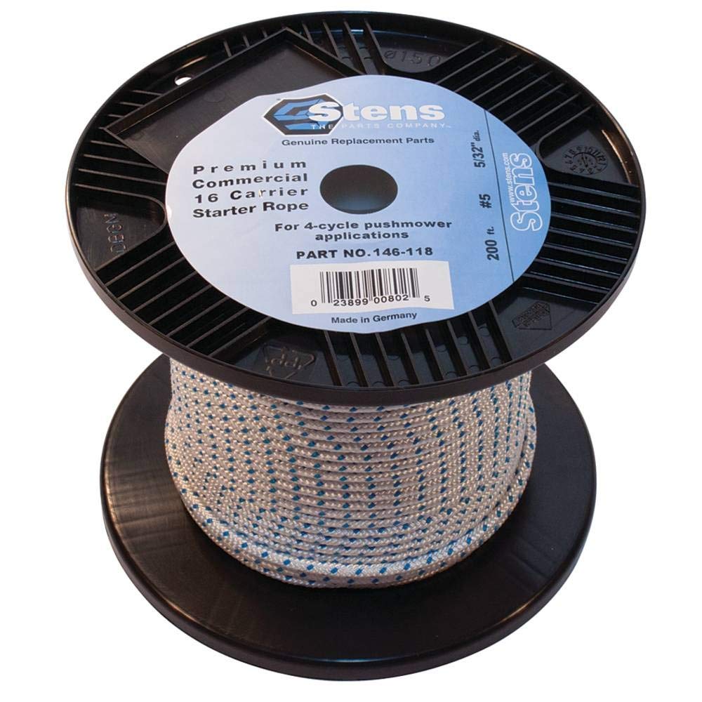  [AUSTRALIA] - Stens 200' Solid Braid Starter Rope, 5 Solid Braid, ea, 1