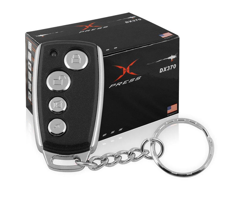  [AUSTRALIA] - XO Vision DX382 Universal Car Alarm System with Two 4-Button Remotes Standard Packaging