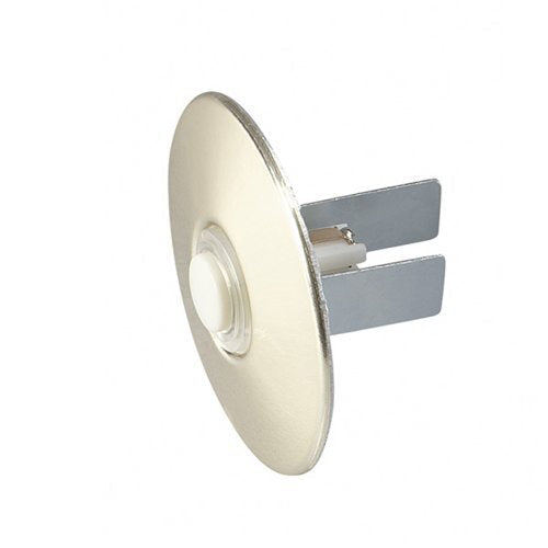  [AUSTRALIA] - NuTone PB41LBGL Wired Lighted Round Stucco Door Chime Push Button, Polished Brass