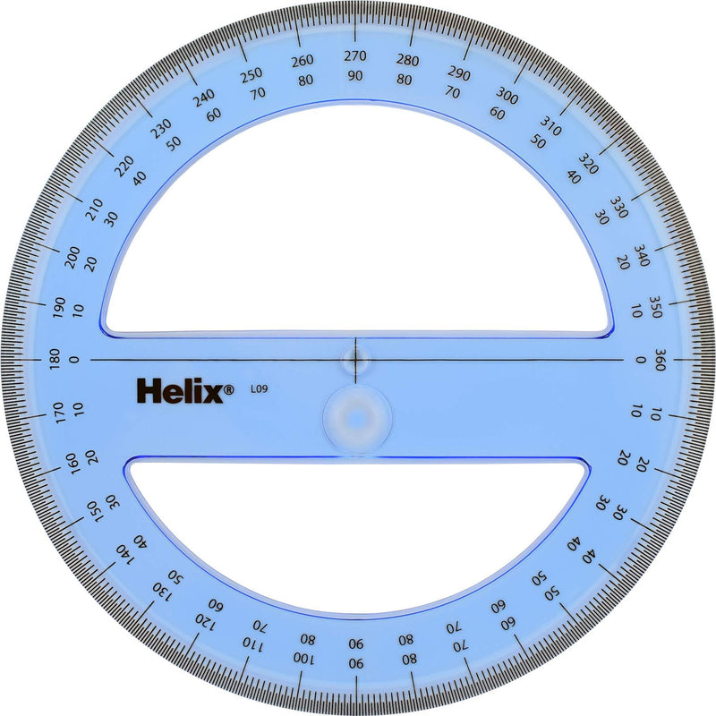 Helix Professional 360 Degree Protractor, 6 inch / 15cm (12091) - LeoForward Australia