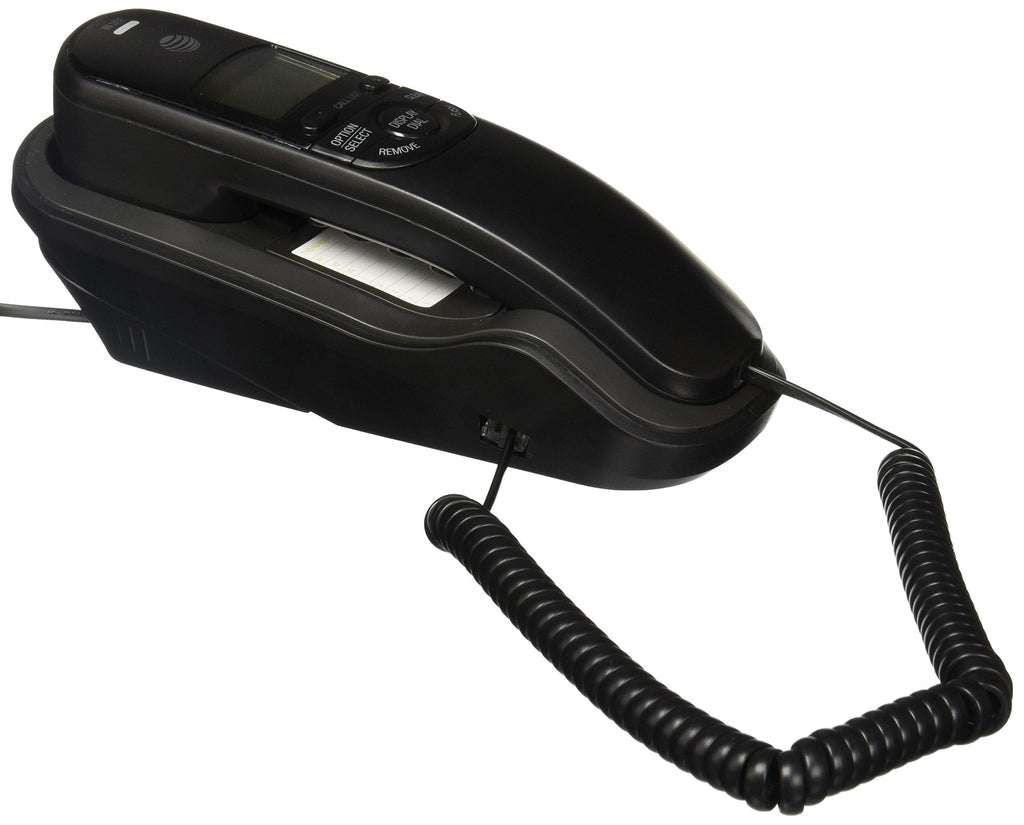  [AUSTRALIA] - AT&T TR1909B Trimline Corded Phone with Caller ID, Black