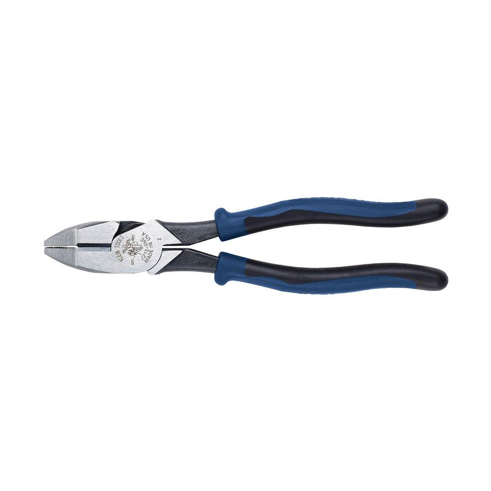  [AUSTRALIA] - Side Cutter Linemans Pliers, High Leverage, 9-Inch, Streamlined Design, Color Coded Klein Tools J213-9NE