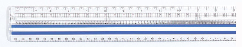 Westcott Data Processing Magnifying Ruler, 12-Inches, Clear (14125) - LeoForward Australia